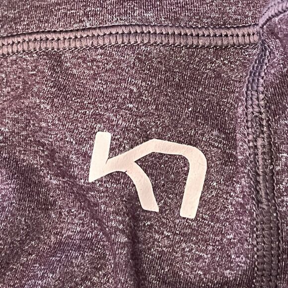 Kari Traa Womens Sz S Athletic Workout Legging Maroon Burgundy Gym Pants - Picture 9 of 16
